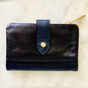 Fossil Genuine Leather Wallet Women’s Bifold Black